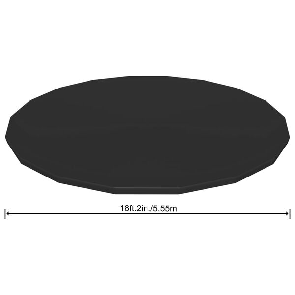 Bestway Prelată de piscină Fast Set Flowclear, 555 cm