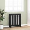 vidaXL Capac pentru radiator Stejar Negru 78 x 20 x 82 cm