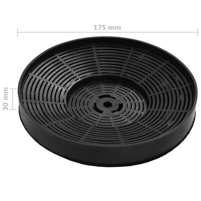 Filtre cu cărbune pentru hotă de bucătărie, 2 buc., 175 x 30 mm