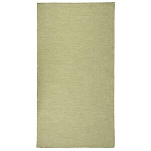 vidaXL Covor de exterior, verde, 80x150 cm, țesătură plată