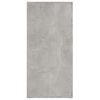 vidaXL Servantă, gri beton, 80x36x75 cm, PAL