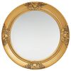 vidaXL Oglindă de perete &icirc;n stil baroc, auriu, 50 cm