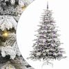 vidaXL Brad de Crăciun artificial cu ramuri articulare Alb 210 cm