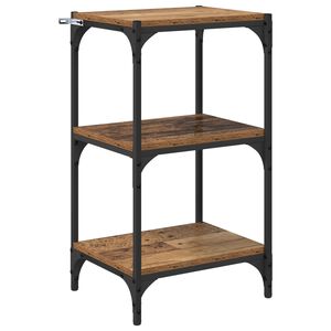 vidaXL Dulap pentru cărți Lemn vechi 40 x 33 x 70,5 cm