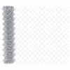 vidaXL Gard cu plasă de s&acirc;rmă 10 x 1 m Oțel galvanizat Argintiu