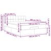 vidaXL Cadru pat otoman cu saltea țesătură gri deschis 140x200cm