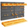 vidaXL Perete pentru scule, 646x385 mm, 26 suporturi pentru scule, PP