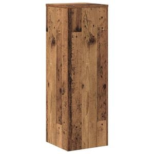 vidaXL Suport de plante, lemn vechi, 33x33x100 cm, lemn prelucrat