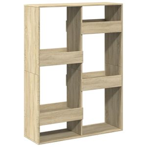 vidaXL Bibliotecă, stejar sonoma, 100x33x135 cm, lemn prelucrat