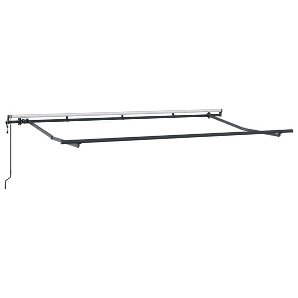vidaXL Cortina Retractabilă Albastru și Alb 400 x 200 cm