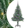 vidaXL Pom de Crăciun artificial cu zăpadă imitată și lumină LED