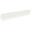 vidaXL Margine pentru gazon 20 pcs 103 x 20 cm metal Alb