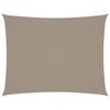 vidaXL Parasolar, gri taupe, 6x8 m, țesătură oxford, dreptunghiular