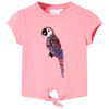 Tricou pentru copii, roz fosforescent, 104