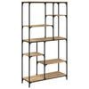 vidaXL Raft pentru cărți 5 niveluri 99 x 35,5 x 176 cm Lemn compozit