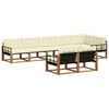 vidaXL Set de canapele de exterior 8 buc. Natural și Crem