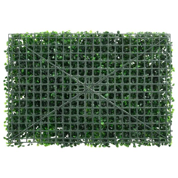&nbsp;vidaXL Gard din plante artificiale,&nbsp;24 buc., verde, 40x60 cm