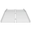 vidaXL Rampă pentru scaunul cu rotile 270 kg Argintiu 92 x 73 x 5 cm