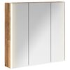 vidaXL Dulap cu oglindă pentru baie Lemn vechi 73.5 x 15.5 x 70 cm