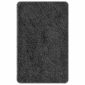 vidaXL Covoare de baie anti-derapante Gri &icirc;nchis 50 x 80 cm PP
