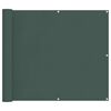 vidaXL Ecran de balcon Verde &icirc;nchis 100 x 800 cm Material Oxford