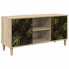 vidaXL Cabinet TV ELBURG 102 x 33 x 50 cm Sonoma Lemn prelucrat