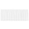 vidaXL Cortină din Dantelă cu perdele Alb 100 x 400 cm Poliester
