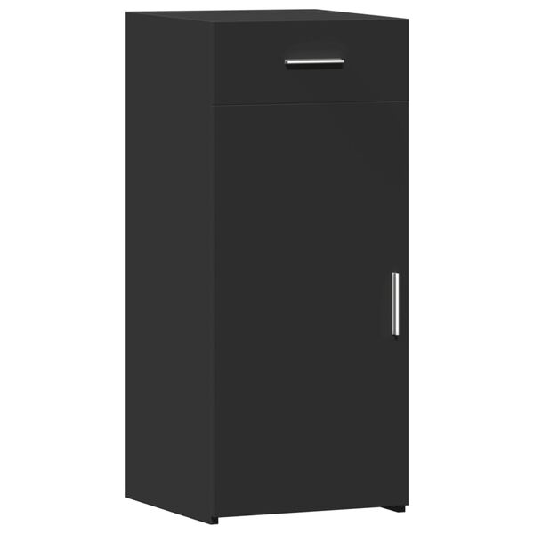 vidaXL Dulap, negru, 40x42,5x93 cm, lemn prelucrat