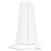 vidaXL Plasa de tantari pentru umbrela 220 ochiuri alb &Phi;300x230 cm