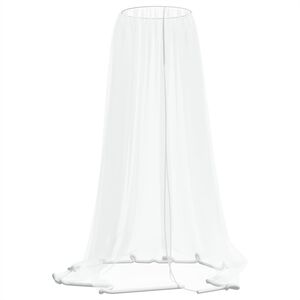 vidaXL Plasa de tantari pentru umbrela 220 ochiuri alb &Phi;300x230 cm