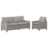 vidaXL Set de canapea 2 pcs Gri deschis 196 x 81 x 87,5 cm Catifea