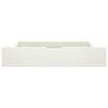 vidaXL Cadru de pat cu 4 sertare, alb, 180 x 200 cm, lemn masiv de pin