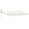 vidaXL Cort electric retractabil Crem 2,5 x 2 m