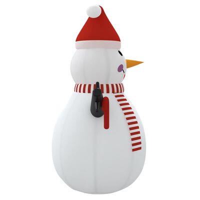vidaXL Om de zăpadă gonflabil cu LED-uri, 360 cm