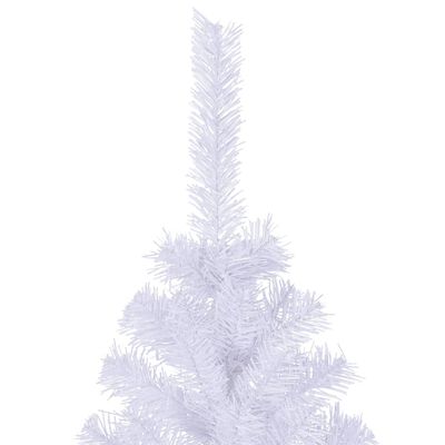 vidaXL Brad de Crăciun artificial L 240 cm, alb