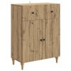 vidaXL Bufet Stejar Artizanal 66 x 34,5 x 90 cm Lemn prelucrat