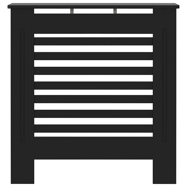 vidaXL Mască pentru calorifer, negru, 78 cm, MDF
