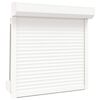 vidaXL Obturator rulant Manual Alb 100 x 100 cm Aluminiu și Poliuretan
