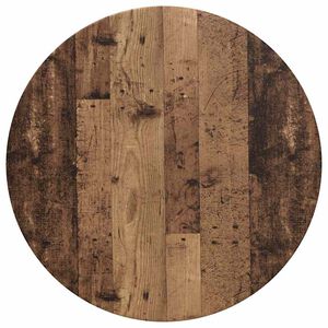 vidaXL Placă de masă Lemn vechi &Oslash; 70 x 1,5 cm Lemn compozit