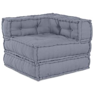 vidaXL Unitate de canapea modulară Țesătură Gri 70 x 70 x 56 cm