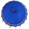 vidaXL Parasol Balinez albastru 215 x 215 x 260 cm