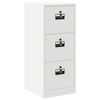 vidaXL Dulap pentru Fișiere cu sertar cu raft Alb 44 x 50 x 106.5 cm