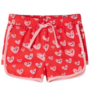 Pantaloni pentru copii cu șnur, roșu, 128