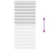 vidaXL Jaluzea tip zebra gri deschis lățime țesătură 100,9cm poliester