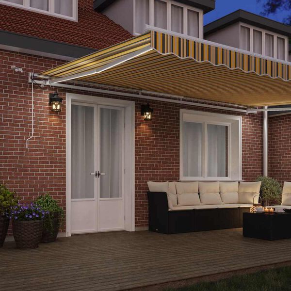 vidaXL Cortina Retractabilă Multicolour 500 &times; 350 cm