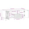 vidaXL Unități TV cu sertar Lemn Solid de Acacia 105 x 33,5 x 46 cm