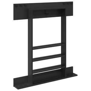vidaXL Suport pentru tacuri de biliard Lemn prelucrat 93 x 12 x 103 cm