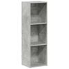vidaXL Bibliotecă/Dulap TV, gri beton, 36x30x114 cm, lemn prelucrat