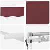 vidaXL Cortina Retractabilă Burgundy 300 x 200 cm țesătură