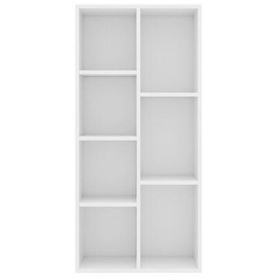 vidaXL Bibliotecă, alb, 50 x 25 x 106 cm, PAL
